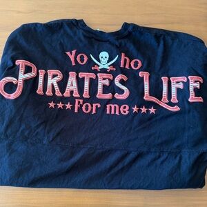 Disney Pirates Of The Caribbean Yo Ho Pirates Life For Me Spirit Jersey XXL- NEW